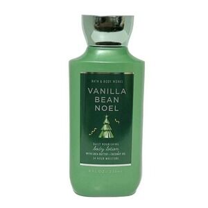 Bath & Body Works Vanilla Bean Noel  8 oz Body Lotion Full Size, NEW